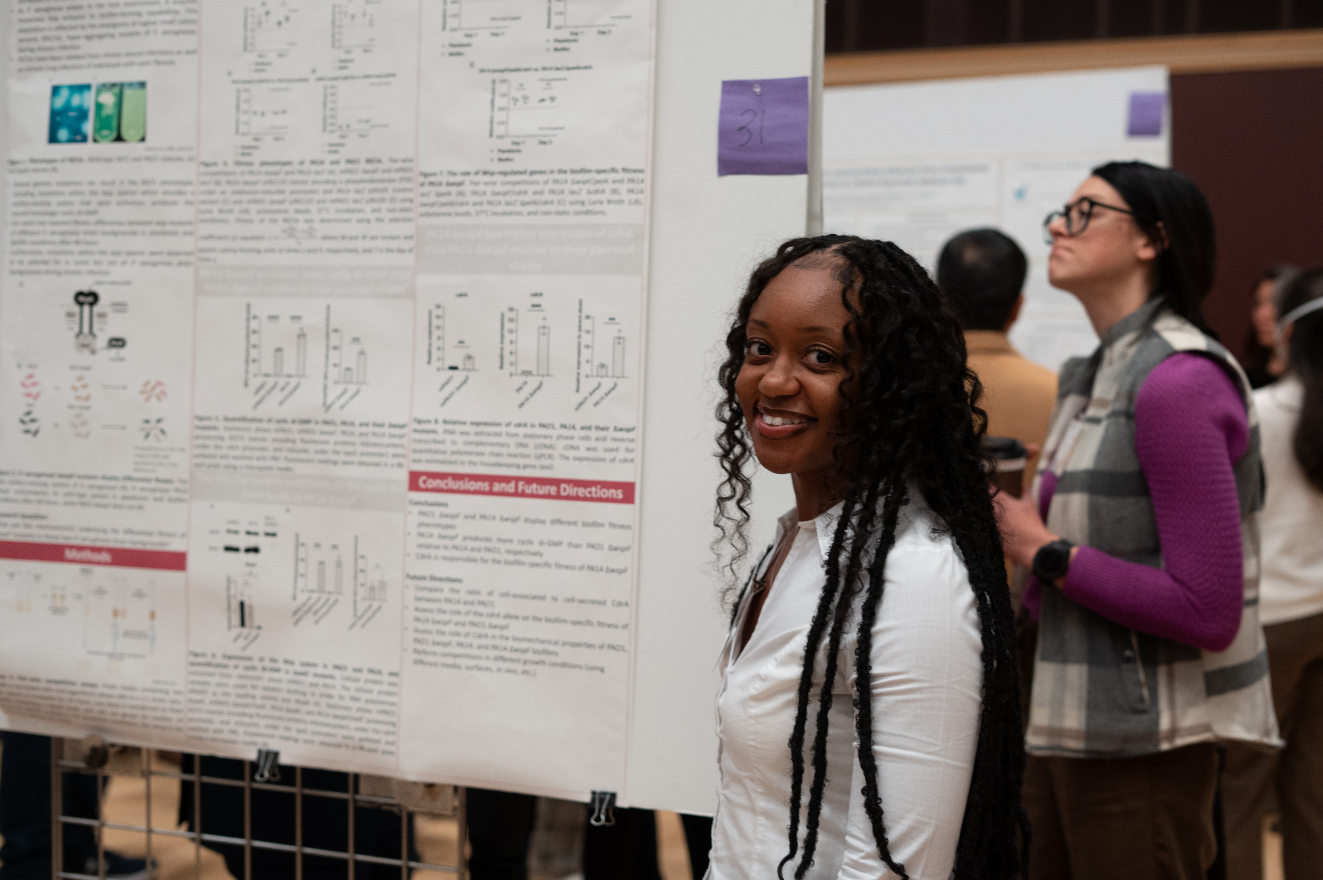 Courtney Mitchell, a microbiology student at Ohio State’s College of Arts and Sciences.
