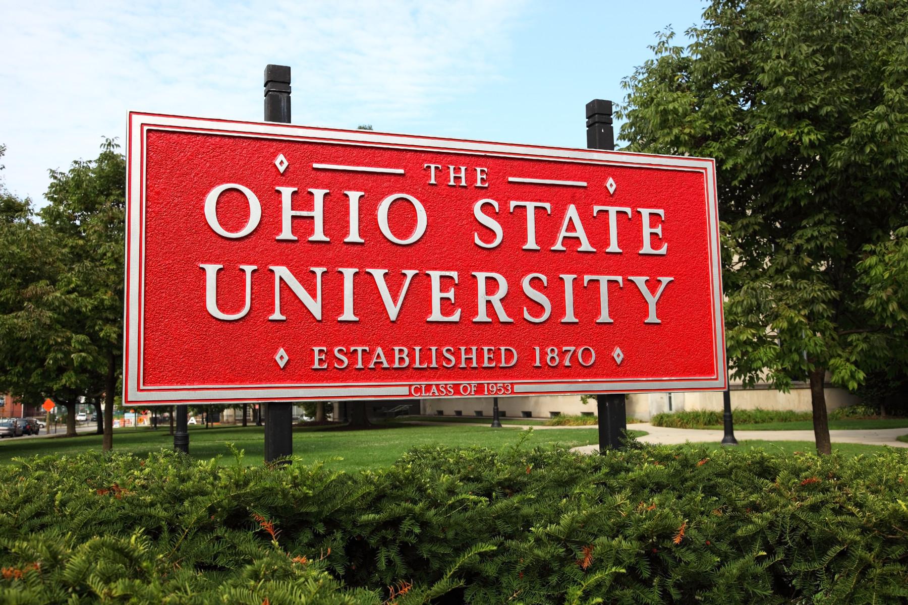 Ohio State University sign