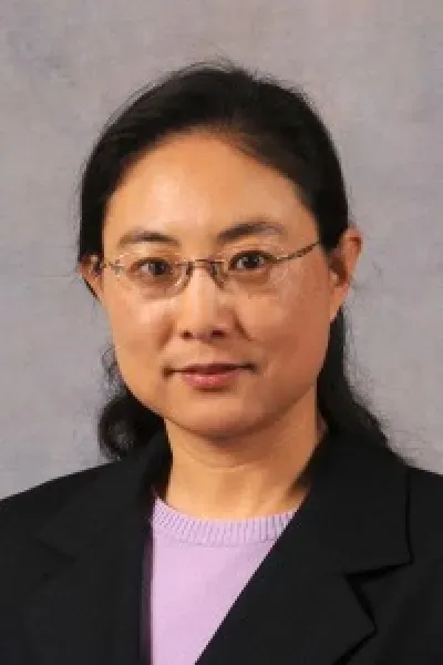 Qiuhong Wang, PhD, professor in Ohio State’s Department of Animal Sciences and the Center for Food and Animal Health headshot