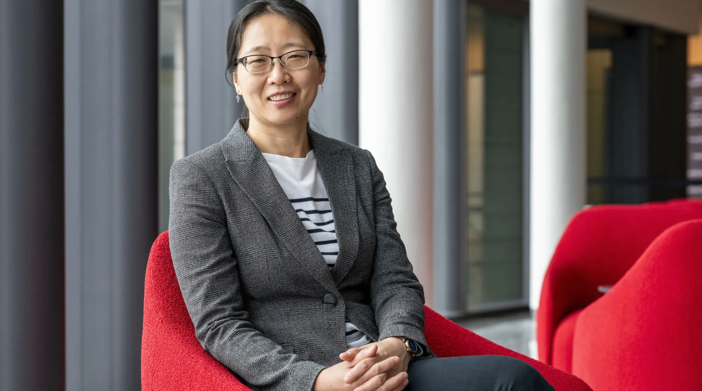 Ohio State’s Xia Ning also investigates using AI to make health records more impactful and to predict Alzheimer’s. (Photo by Logan Wallace)